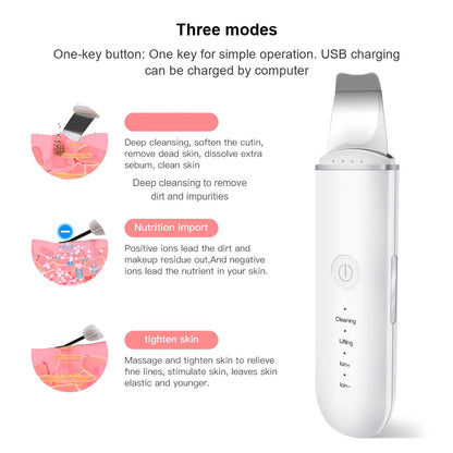 Row of Beauty™ Ultrasonic Skin Scrubber